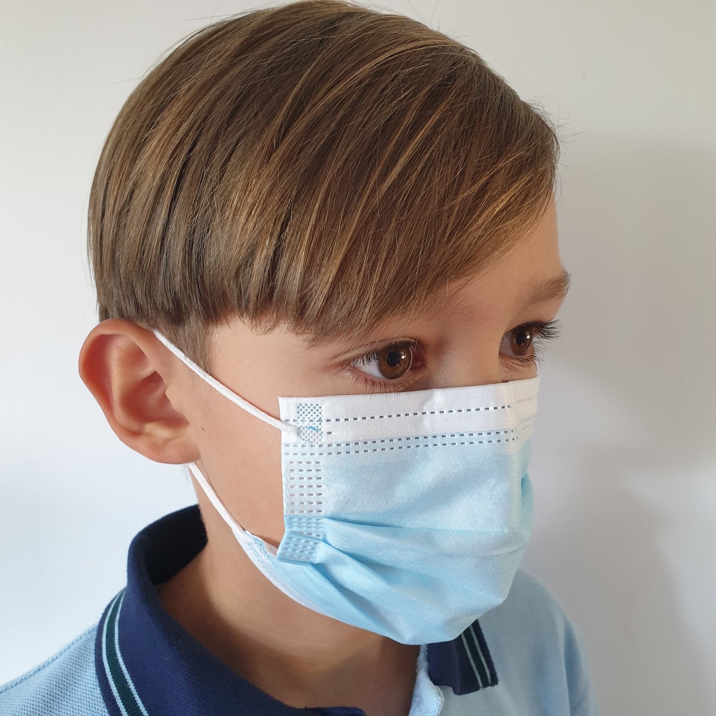 CHILD SIZE medical-grade disposable face masks - box of 50
