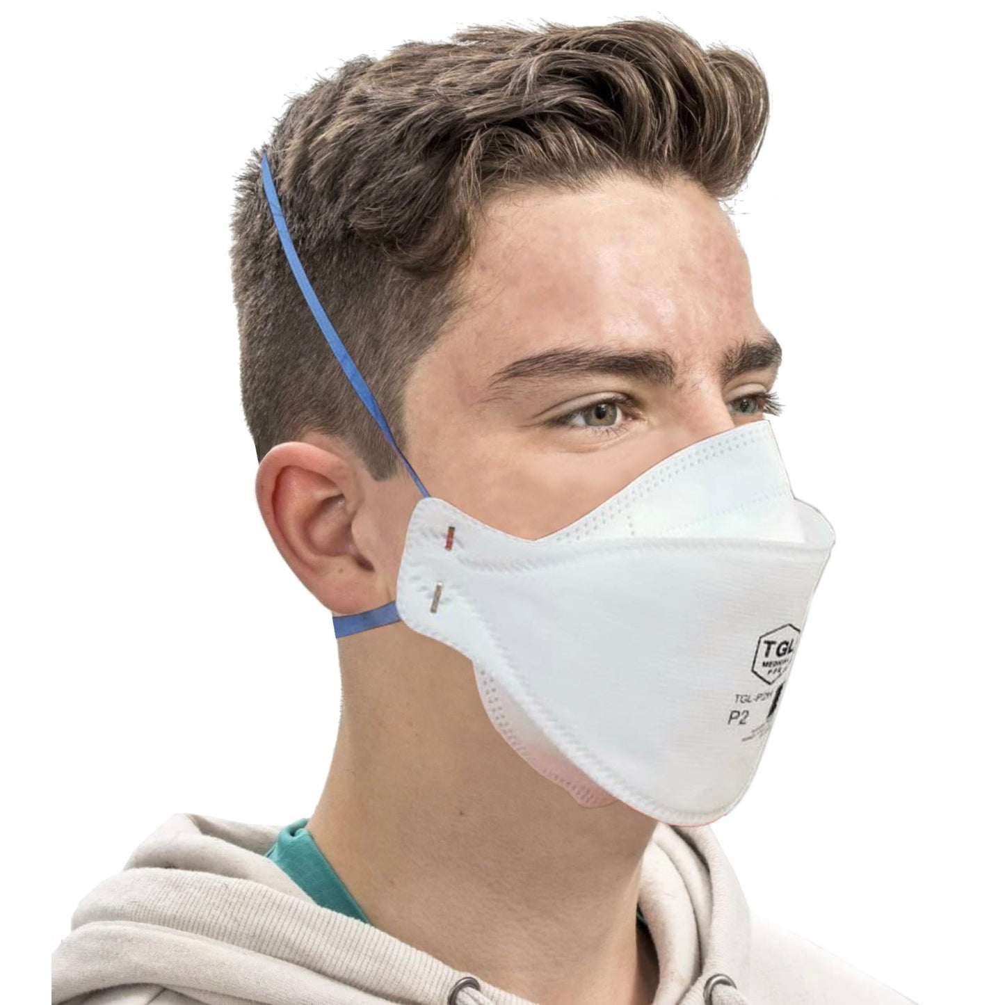 P2 Face Masks - achieves 99.9% filtration - 20 pack