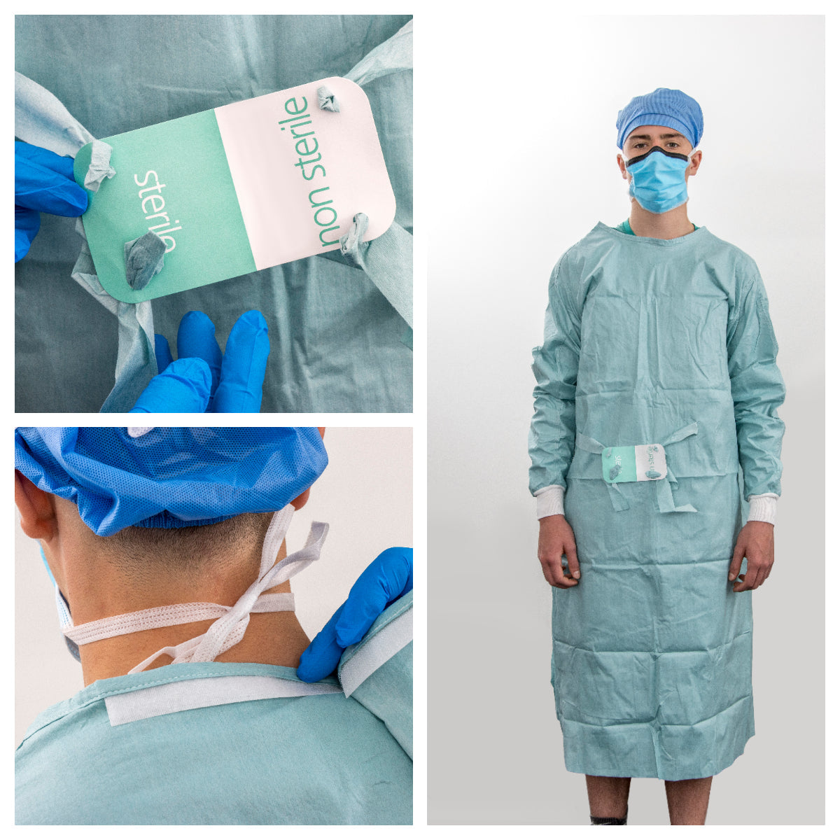 Spunlace Sterile Surgical Gown - Level 3