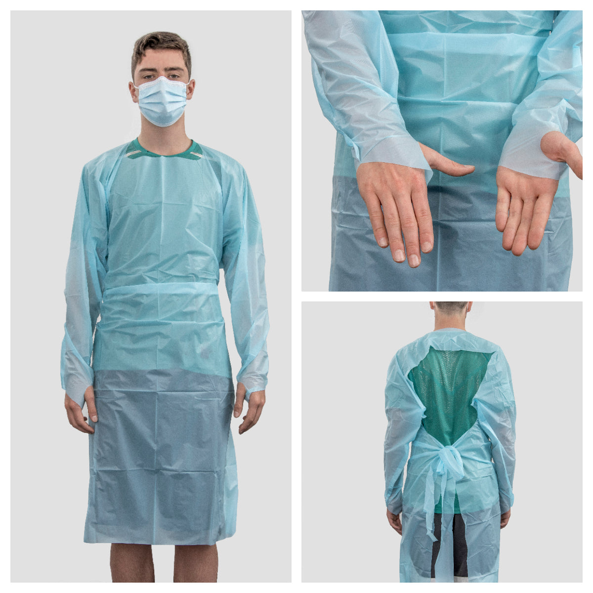 Thumbloop Gown - impervious - box of 100