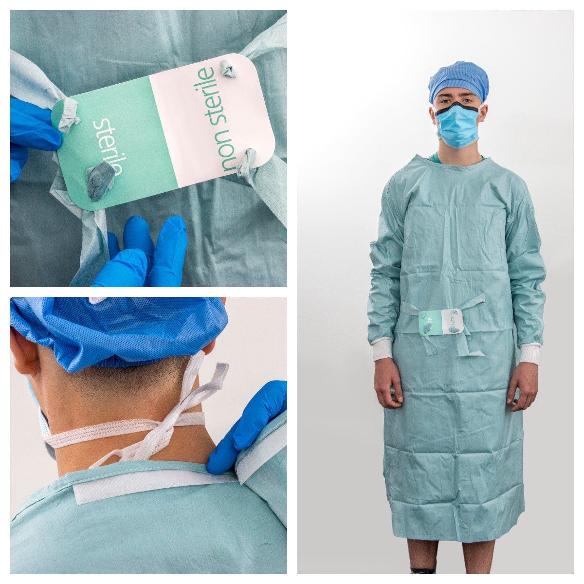 Spunlace Sterile Surgical Gown - Level 3